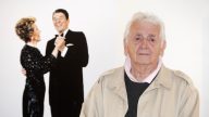 Harry Benson at a retrospective exhibition of his work at the Scottish Parliament