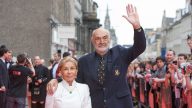 Sir Sean Connery with wife Micheline at opening gala night of the Edinburgh International Film Festival 2010